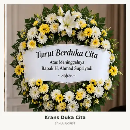 Krans Bunga Duka Legok
